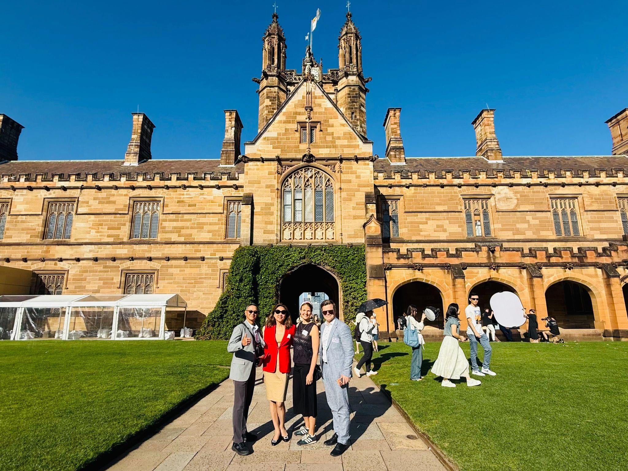 iACT co-chairs and University of Gothenburg collaborators at the University of Sydney